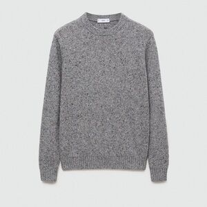 Mango - Marled Wool Knitted Sweater